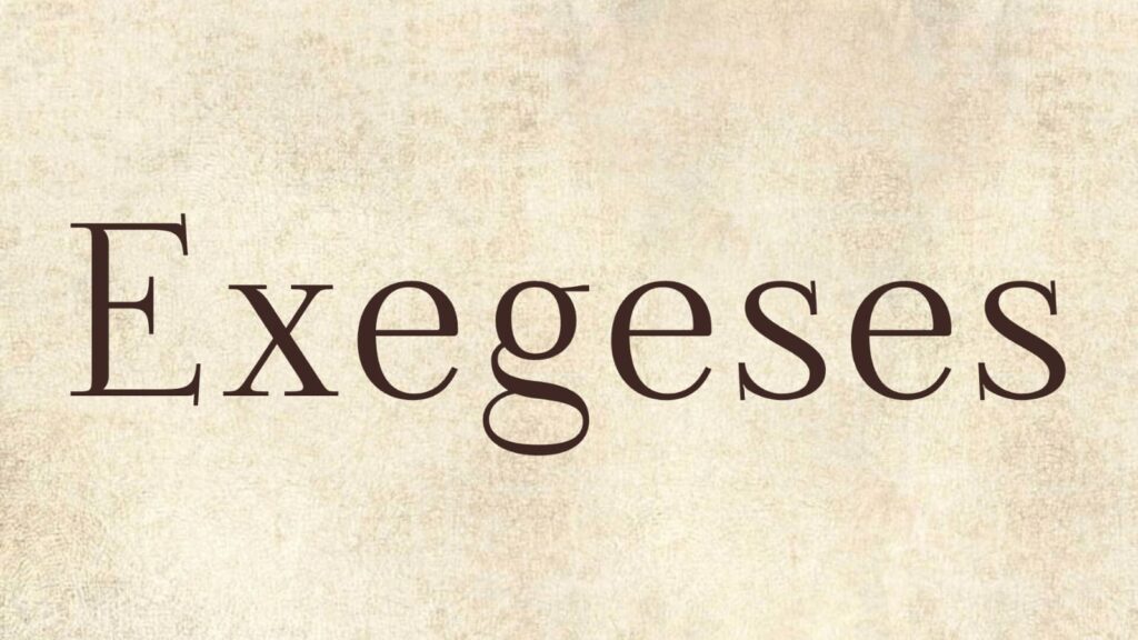 exegeses tirtha