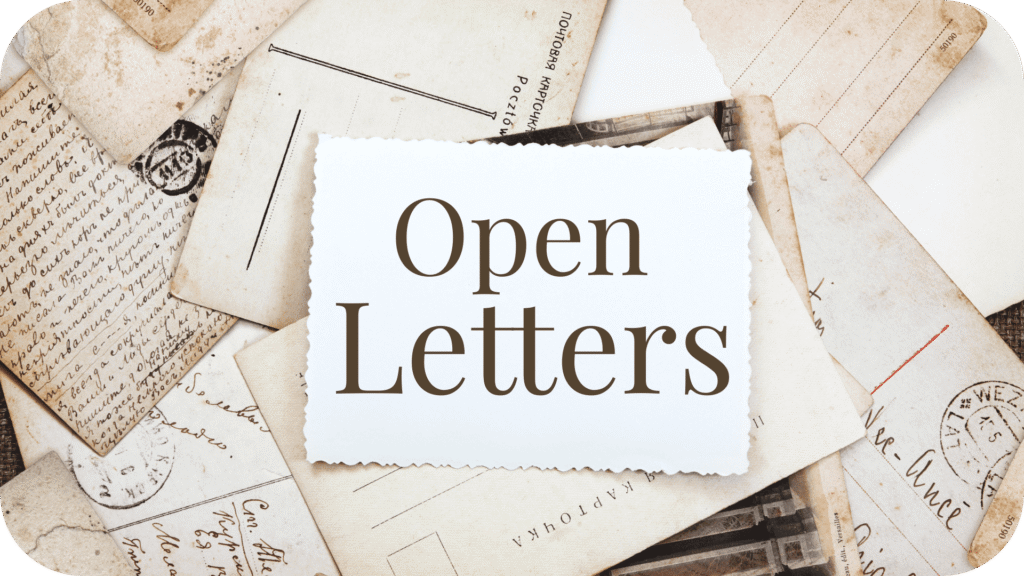 open letters by tirtha (scrolls) rounded